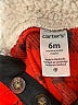 Carter's 100% Polyester Plaid Red Pullover Sweater 3-6 MO / 6 MO - photo 3