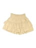 Unbranded 100% Polyester Solid Yellow Casual Skirt Size M - photo 2