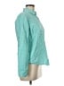 Vineyard Vines 100% Cotton Checkered-gingham Teal Long Sleeve Button-Down Shirt Size 8 - photo 4