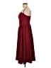 Shein Solid Burgundy Casual Dress Size 6 - photo 5
