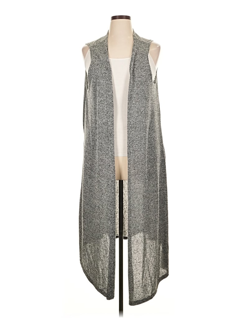 Pre-owned Lularoe Cardigan Sweater In Gray
