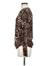 J for Justify Animal Print Brown Long Sleeve Top Size M - photo 5