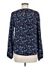 Gap Outlet 100% Polyester Blue Long Sleeve Blouse Size M - photo 2