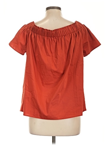 Eva Mendes by New York & Company Short Sleeve Blouse (view 2)