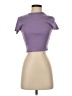 MAX Purple Short Sleeve Turtleneck Size XS - photo 1