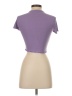 MAX Purple Short Sleeve Turtleneck Size XS - photo 2