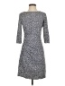 J. McLaughlin Polka Dots Gray Casual Dress Size S - photo 1