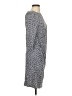 J. McLaughlin Polka Dots Gray Casual Dress Size S - photo 4