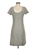 Theory 100% Polyester Solid Gray Casual Dress Size 2 - photo 2