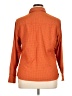 DressBarn Houndstooth Orange Long Sleeve Button-Down Shirt Size 14 - 16 - photo 2