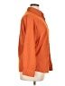 DressBarn Houndstooth Orange Long Sleeve Button-Down Shirt Size 14 - 16 - photo 4