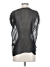 Stella McCartney 100% Silk Black Short Sleeve Top Size EU (IT) 38 / US 2 - photo 2