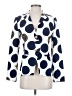 Kenzo 100% Viscose Polka Dots Blue White Blazer Size EU (FR) 36 / US 4 - photo 1