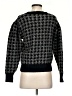 Lush Houndstooth Black Pullover Sweater Size S - photo 2
