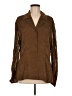 Jaeger 100% Viscose Brown Long Sleeve Blouse Size EU 40 / US 10 - photo 1