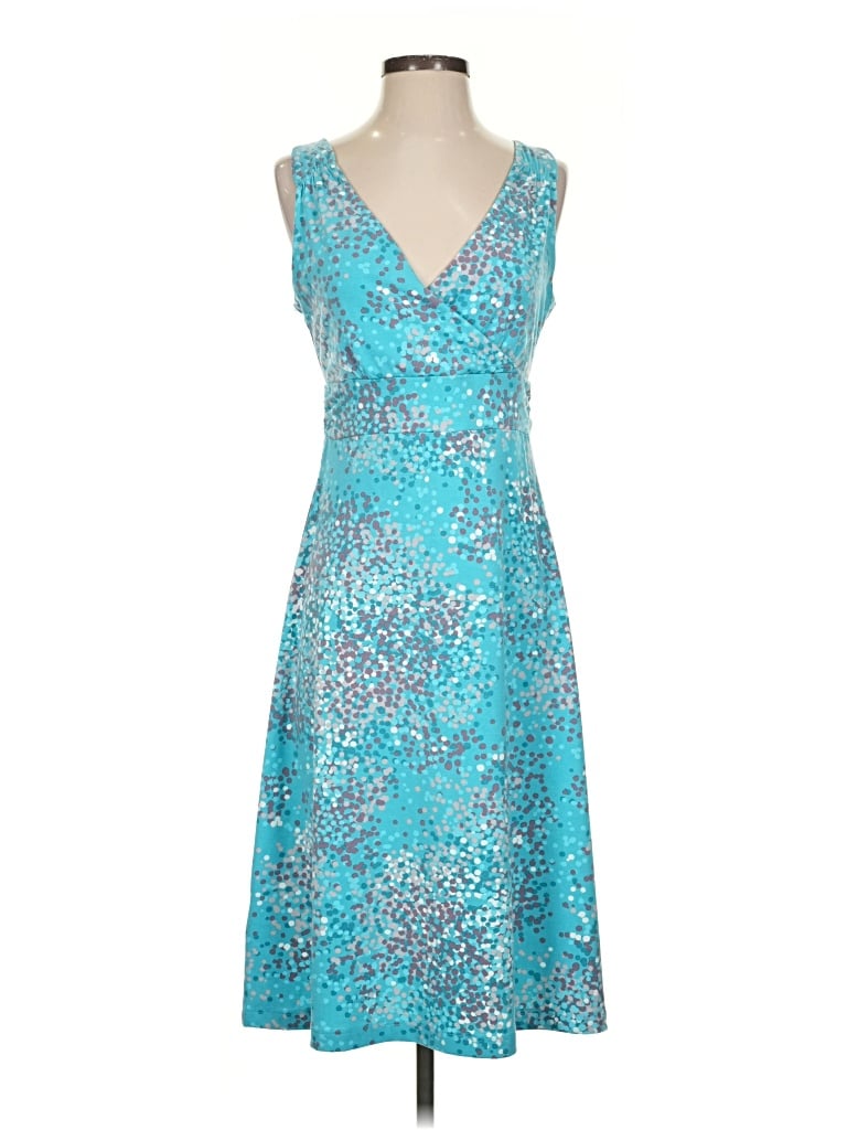 Pre-owned Eddie Bauer Cocktail Dress In Blue