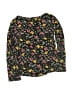 Old Navy 100% Cotton Floral Black Long Sleeve Blouse Size 5T - photo 2