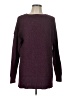 Pulse 100% Polyester Burgundy Purple Pullover Sweater Size L - photo 1