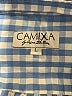 CAMIXA Checkered-gingham Blue Long Sleeve Button-Down Shirt Size L - photo 7