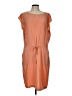 St. John Solid Orange Casual Dress Size 10 - photo 1