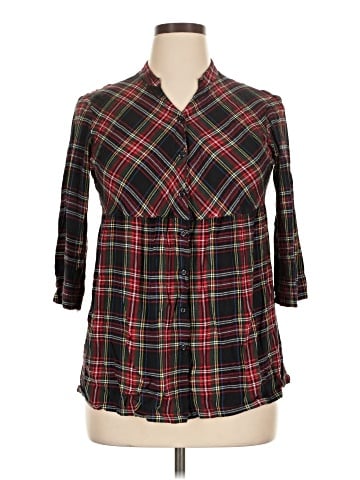 Serengeti 3/4 Sleeve Button-Down Shirt (view 1)