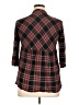 Serengeti Plaid Black 3/4 Sleeve Button-Down Shirt Size XL - photo 2