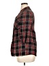 Serengeti Plaid Black 3/4 Sleeve Button-Down Shirt Size XL - photo 5