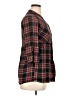 Serengeti Plaid Black 3/4 Sleeve Button-Down Shirt Size XL - photo 4
