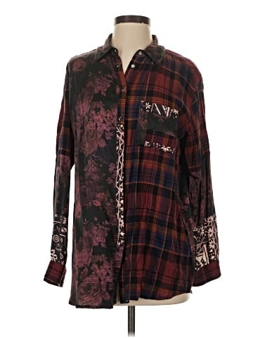 Johnny Was Long Sleeve Silk Top (view 1)