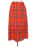 Unbranded 100% Polyester Plaid Orange Casual Skirt Size 3X - photo 1