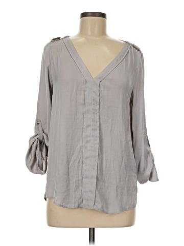 Zara Basic 3/4 Sleeve Blouse (view 1)