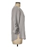 Zara Basic Gray 3/4 Sleeve Blouse Size M - photo 4