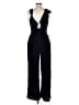 Adelyn Rae 100% Polyester Solid Black Jumpsuit Size M - photo 2