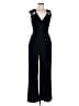 Adelyn Rae 100% Polyester Solid Black Jumpsuit Size M - photo 1