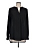 Pleione 100% Polyester Black Long Sleeve Blouse Size L - photo 1