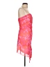 Unbranded 100% Polyester Tie-dye Pink Cocktail Dress Size L - photo 4