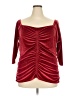 Torrid Burgundy 3/4 Sleeve Top Size 3X Plus (3) - photo 1