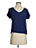 Staccato 100% Rayon Blue Short Sleeve Top Size S - photo 1