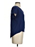 Staccato 100% Rayon Blue Short Sleeve Top Size S - photo 4