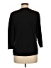 August Silk Black 3/4 Sleeve Blouse Size M - photo 2