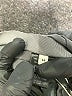 Rebecca Taylor 100% Leather Gray Leather Pants Size 14 - photo 6