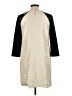 Moulinette Soeurs Chevron-herringbone Ivory Casual Dress Size 10 - photo 2