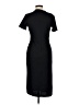 Zara Solid Black Casual Dress Size M - photo 2