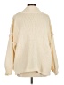 Unbranded 100% Polyester Ivory Turtleneck Sweater Size M - photo 1
