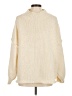 Unbranded 100% Polyester Ivory Turtleneck Sweater Size M - photo 2