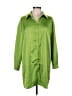 Stylewe Green 3/4 Sleeve Button-Down Shirt Size L - photo 1