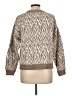 M&S Animal Print Brown Pullover Sweater Size L - photo 2