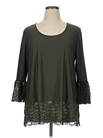Slinky Brand 3/4 Sleeve Top (view 1)