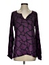 Rungolee Purple Long Sleeve Blouse Size S - photo 1