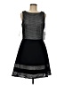 Sangria Houndstooth Black Cocktail Dress Size 8 - photo 1